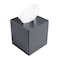 Dacasso Classic Black Leather Tissue Box Cover AG-1037 - alternate 1
